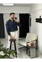 Men's Corded Fabric Textured Cotton Long-Sleeve Shirt - 3