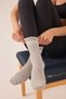 Cotton Medium-Sized Unisex Half Crew Socks - 6
