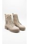 Women's Non-Slip Rubber Sole, Zipper Winter Combat Boots - 5