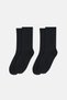 Black Women's 2-Pack Cotton Socks