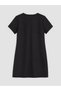 LCW Comfort Black Suede-Look Shift Dress, Featuring the ALITA CITY Touch - 2