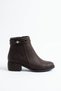 Kolena yan stone buckle women's heeled boots, coffee emerald. - 6