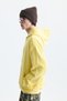 Textured Hooded Sweatshirt with Zipper - 5