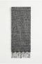 Nordic Mohair Tasseled Detail, Wool-Textured, Premium Thick-Textured and Fluffy Pinterest Scarf (200 x 45 cm) - 3