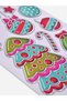 New Year's Window Sticker, 21x36 cm – Colorful Christmas Tree - 4