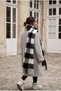 Nordic Mohair Tasseled Detail, Wool-Textured, Premium Thick-Textured and Fluffy Pinterest Scarf (200 x 45 cm)
