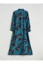 Quality Pieces from Çelebi Store Modal Blended Embroidered Shirt Dress - 8