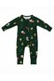 Zippered Bamboo Sleepsuit in 'Night Before X-Mas' Print