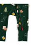 Zippered Bamboo Sleepsuit in 'Night Before X-Mas' Print - 5