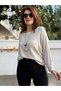 Italian Round-Neck Basket-Weave Textured Knit Stone - 3
