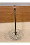 STANDING PAPER TOWEL HOLDER, CRYSTAL COLOR, ANTIQUE-STYLE, HEIGHT 35 CM, DIAMETER 15 CM - 3