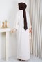 Women's Sleeveless Silk-Cupra Fringed Mercerized Knit Dress - 7