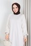 Women's Sleeveless Silk-Cupra Fringed Mercerized Knit Dress - 2