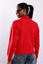 Red Half-Zip Mock Neck Sweater 1274 - 6