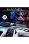 USB Wireless Gaming Controller Gamepad, Full-featured Controller with Ergonomic Design, No delay, Compatible with PC Windows 10/8/7, PS3, Android Mobile Phone & Steam - Black - 2