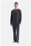 Men's 50% Modal, 50% Cotton Long-Sleeve Pajama Set