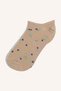 I3473AXKR1 Multicolored Women's Floral Invisible 7-Pack Cotton Sneakers Socks - 4