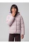 Lcw Kids Pink Hooded Inflatable Coat for Girls