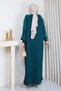 Women's Sleeveless Silk-Cupra Fringed Mercerized Knit Dress - 7