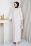 Women's Sleeveless Silk-Cupra Fringed Mercerized Knit Dress - 4
