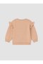 Lcw Baby Brown Embroidered Ruffle Baby Girl Set - 5