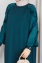 Women's Sleeveless Silk-Cupra Fringed Mercerized Knit Dress - 6