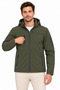 Men's Waterproof Softshell Jacket with Fleece Lining, Detachable Hood, and 4 Pockets - Khaki