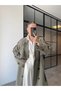 Drop-Shoulder Oversized Trench Coat - 3