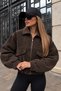 Short Oversized Women's Denim Jacket