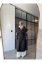 Drop-Shoulder Oversized Trench Coat - 4
