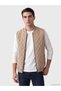 Rmz Gi̇yi̇m Farkiyla Standard Fit College Roba Collar Men's Knitwear Vest - 2