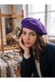 Women's Winter French Felt Artist Beanie - 3