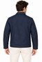 Men's Water Repellent Windproof Lined Full Zipper 4 Season Regular Fit Coat Jacket - Navy Blue - 6