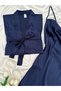 Women's Jasmin Cowl Neckline Satin Nightgown and Robe Set - 3