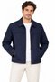 Men's Water Repellent Windproof Lined Full Zipper 4 Season Regular Fit Coat Jacket - Navy Blue - 3