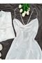 Women's Jasmin Cowl Neckline Satin Nightgown and Robe Set - 3