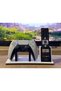 3D-Printed Game Controller and TV Remote Stand: Dual-Compartment Desktop Controller Holder Organizer - White BZELD