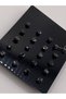 Black Square Steel Earring, Single Piece, Unisex - 5