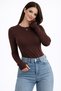 COTTON BODYSUIT WITH FINGER HOLES - 5