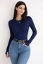 COTTON BODYSUIT WITH FINGER HOLES - 5