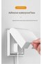 Wall Switch Waterproof Cover Box, Universal Plug Socket, Light Panel Doorbell Flip Cap, Home Bathroom Kitchen Accessory (White, Black) - 2
