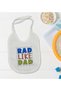 BK Kids "Rad Like Dad" Design Baby Bodysuit and Bib Gift Set - Model 1 - 4