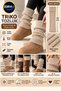 Women's Stone-Colored Knit Leg Warmers, 44 cm, 100% Acrylic, Winter Leg Warmers, Socks to Wear Over Boots and Shoes