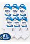 Sports White Ankle Socks, Unisex Casual Socks, Sizes 40–44 (6 PAIRS) - 2