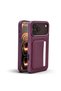 iPhone 18 Pro Max Case with Card Holder and Raised Camera Edge, Silicone, Senk. - 2