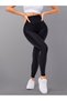 Highly Stretchable Shaping Women's Black Leggings - Fully Fit the Body, Lift and Shape - 4