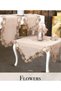 Kapiçino Flowers Model 5 Piece Linen Lace Runner Set Living Room Set - 3