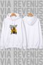 Einstein-Printed Unisex Oversized Hoodie