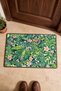 Green and Pink Tropical Print Doormat, 40x60 cm, with Non-Slip Sole, Decorative - 4