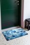 Blue-Toned Mosaic-Patterned Doormat, 40x60 cm, with Non-Slip Sole, Decorative - 3